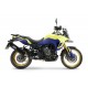SCARICO GPR COMPATIBILE CON SUZUKI V-STROM DL 800 DE - SE 2023-2025, FURORE-X TITANIO NERO