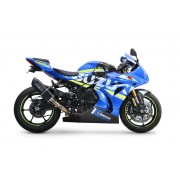 SCARICO GPR COMPATIBILE CON SUZUKI GSX-R 1000 - 1000 R 2017-2020, FURORE NERO