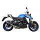SCARICO GPR COMPATIBILE CON SUZUKI GSX-S 1000 GT 2017-2020, FURORE EVO4 NERO