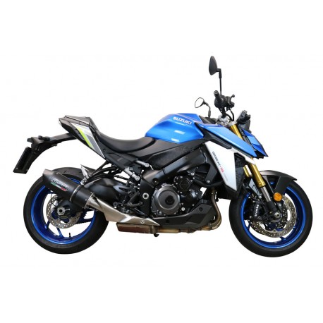 SCARICO GPR COMPATIBILE CON SUZUKI GSX-S 1000 GT 2021-2025, FURORE EVO4 NERO