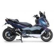 SCARICO GPR COMPATIBILE CON SYM MAXSYM TL 508 2021-2024, NEW GRAND PRIX EVO BLACK TITANIUM