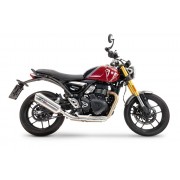 SCARICO GPR COMPATIBILE CON TRIUMPH SCRAMBLER 400 X 2023-2025, SATINOX