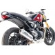 SCARICO GPR COMPATIBILE CON TRIUMPH SCRAMBLER 400 X 2023-2025, SATINOX 