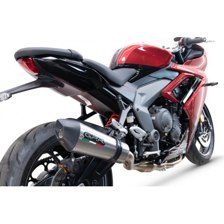 SCARICO GPR COMPATIBILE CON TRIUMPH DAYTONA 660 2023-2025, NEW GRAND PRIX EVO TITANIUM