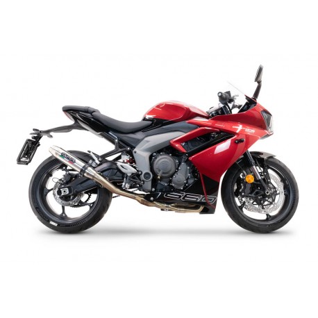 SCARICO GPR COMPATIBILE CON TRIUMPH DAYTONA 660 2023-2025, DEEPTONE INOX