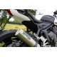 SCARICO GPR COMPATIBILE CON TRIUMPH TRIDENT 660 2021-2024, M3 INOX 