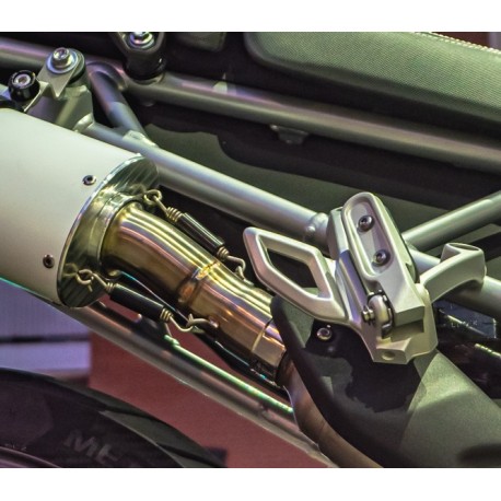 SCARICO GPR COMPATIBILE CON TRIUMPH TIGER 850 2020-2024, FURORE EVO4 NERO