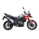 SCARICO GPR COMPATIBILE CON TRIUMPH TIGER 850 2020-2024, FURORE EVO4 NERO