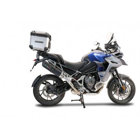 SCARICO GPR COMPATIBILE CON TRIUMPH TIGER 1200 GT - RALLY 2022-2024, FURORE EVO4 NERO