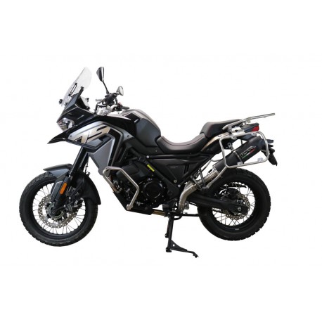 SCARICO GPR COMPATIBILE CON VOGE 650DSX 2021-2024, FURORE EVO4 NERO