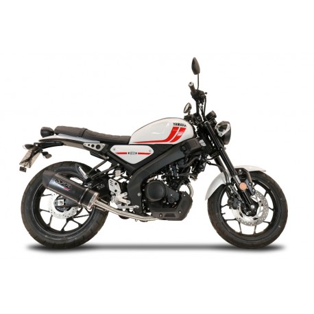 SCARICO GPR COMPATIBILE CON YAMAHA XSR 125 2021-2025, FURORE EVO4 POPPY