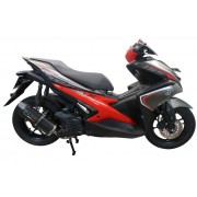 SCARICO GPR COMPATIBILE CON YAMAHA AEROX 155 2021-2022, FURORE NERO