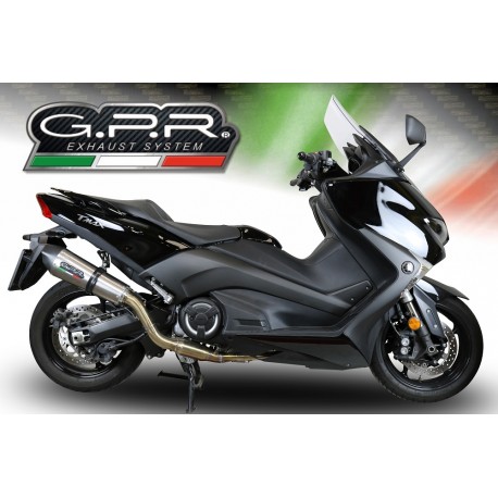 SCARICO GPR COMPATIBILE CON YAMAHA T-MAX 560 2020-2021, NEW GRAND PRIX EVO TITANIUM