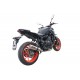 SCARICO GPR COMPATIBILE CON YAMAHA MT-07 2021-2024, M3 INOX 