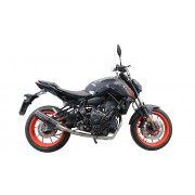 SCARICO GPR COMPATIBILE CON YAMAHA MT-07 2021-2024, M3 POPPY 