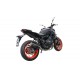 SCARICO GPR COMPATIBILE CON YAMAHA MT-07 2021-2024, M3 POPPY 