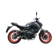 SCARICO GPR COMPATIBILE CON YAMAHA MT-07 2021-2024, M3 POPPY 