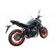 SCARICO GPR COMPATIBILE CON YAMAHA MT-07 2021-2024, M3 POPPY 