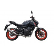 SCARICO GPR COMPATIBILE CON YAMAHA MT-07 2021-2024, NEW GRAND PRIX EVO TITANIUM