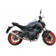 SCARICO GPR COMPATIBILE CON YAMAHA MT-07 2021-2024, SATINOX 