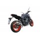 SCARICO GPR COMPATIBILE CON YAMAHA MT-07 2021-2024, SATINOX 