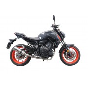SCARICO GPR COMPATIBILE CON YAMAHA MT-07 2021-2024, M3 INOX 