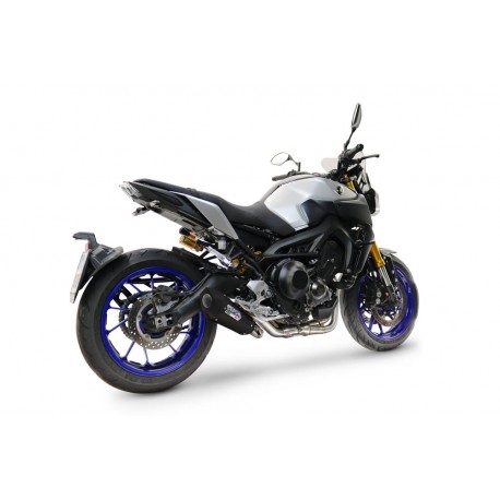 SCARICO GPR COMPATIBILE CON YAMAHA MT-09 2017-2020, GP-REVO BLACK TITANIUM