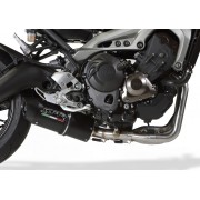 SCARICO GPR COMPATIBILE CON YAMAHA XSR900 2016-2021, FURORE EVO4 POPPY