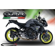 SCARICO GPR COMPATIBILE CON YAMAHA MT-10 2016-2024, FURORE NERO