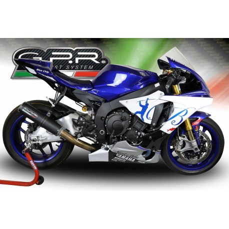 SCARICO GPR COMPATIBILE CON YAMAHA YZF R1-R1-M 2017-2019, M3 BLACK TITANIUM