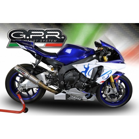 SCARICO GPR COMPATIBILE CON YAMAHA YZF R1-R1-M 2017-2019, M3 INOX 