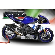 SCARICO GPR COMPATIBILE CON YAMAHA YZF R1-R1-M 2020-2025, FURORE NERO
