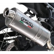 SCARICO GPR COMPATIBILE CON ZONTES 703 F 2025-2026, DUNE TRIOVALE TITANIO