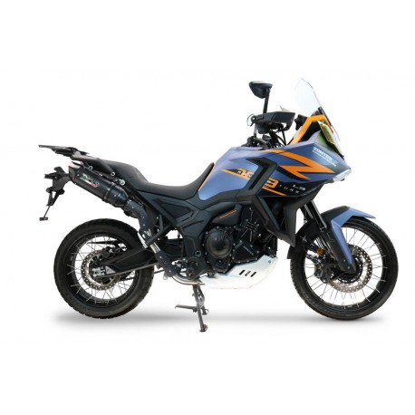 SCARICO GPR COMPATIBILE CON ZONTES 703 F 2025-2026, FURORE-X TITANIO NERO