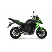 SCARICO GPR COMPATIBILE CON KAWASAKI VERSYS 650 2023-2025, FURORE-X TITANIO NERO