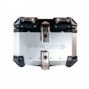 GPR TECH BAULETTO TOP CASE ALPI-TECH 26 LT, COLORE ARGENTO CON PIASTRA UNIVERSALE