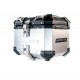 GPR TECH BAULETTO TOP CASE ALPI-TECH 26 LT, COLORE ARGENTO CON PIASTRA UNIVERSALE
