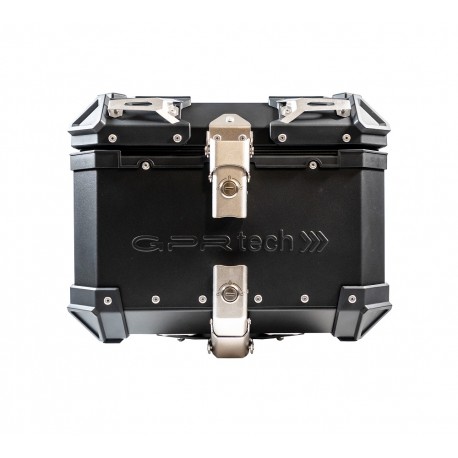 GPR TECH BAULETTO TOP CASE ALPI-TECH 26 LT, COLORE NERO CON PIASTRA UNIVERSALE