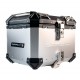 GPR TECH BAULETTO TOP CASE ALPI-TECH 35 LT. ARGENTO CON PIASTRA UNIVERSALE E SCHIENALE DI PROTEZIONE