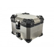 GPR TECH BAULETTO IN TITANIO TOP CASE ALPI-TECH 35 LT. SERIE TITANIUM CON PIASTRA UNIVERSALE