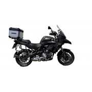 GPR TECH COMPATIBILE CON BENELLI TRK 502 X 2021/2024 E5 COPPIA DI VALIGIE LATERALI ARGENTO 38 LT. + 38 LT. TELAIO SPECIFICO