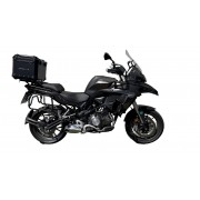 GPR TECH COMPATIBILE CON BMW F 750 GS 2021/2024 E5 COPPIA DI VALIGIE LATERALI, NERO, 38 LT. + 32 LT. TELAIO SPECIFICO